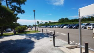 「海の中道海浜公園」駐車場