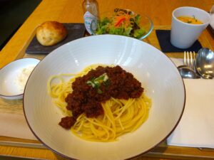 「鈴懸本店」のスパゲティナポリタン