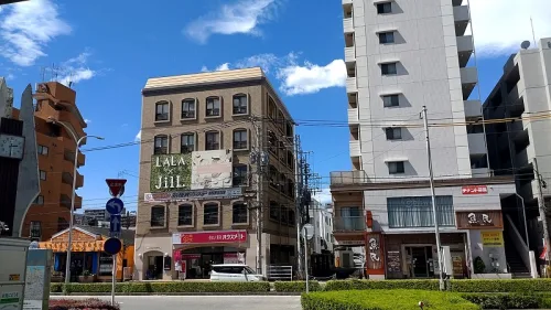 地下鉄姪浜駅　北出口から見た風景