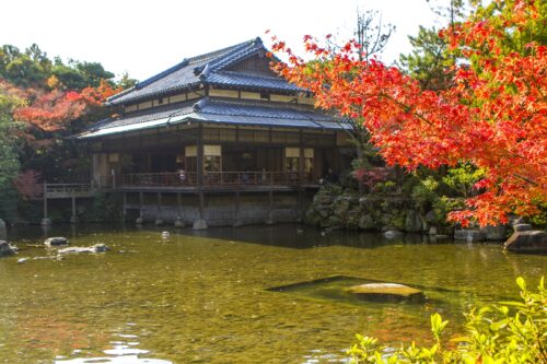 友泉亭公園の紅葉