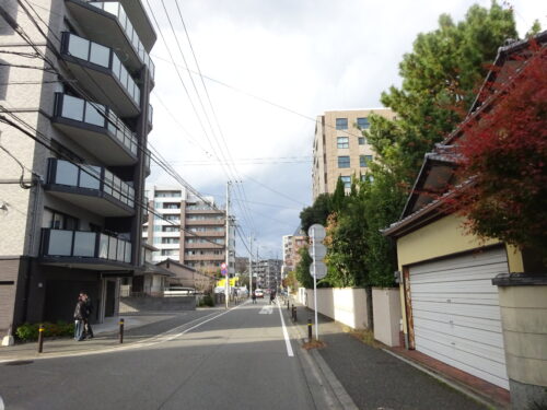 草香江の住宅街