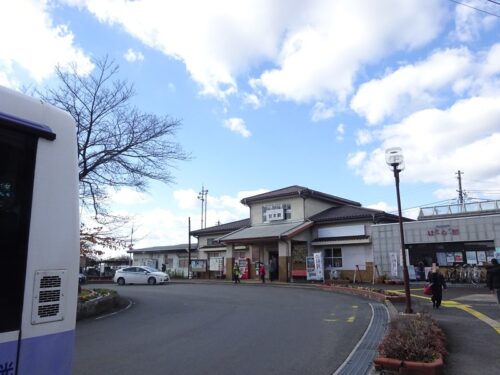 甘木鉄道　甘木駅前バス停