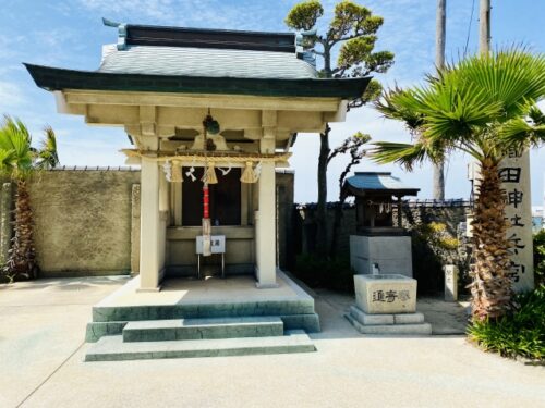 博多埠頭緑地サンセットパーク内の櫛田神社浜宮