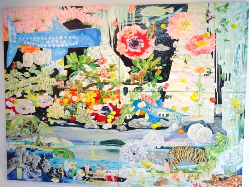 色鮮やかなアート作品