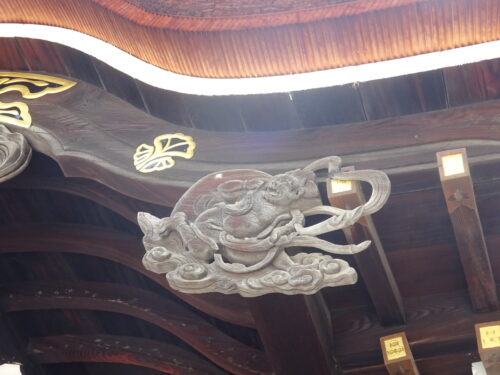 櫛田神社の雷神