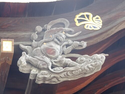 櫛田神社の雷神