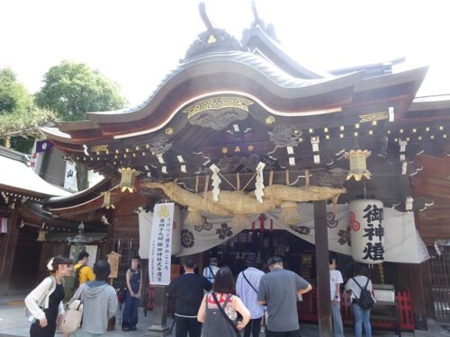櫛田神社　拝殿