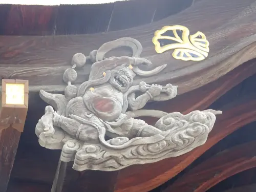 櫛田神社の風神