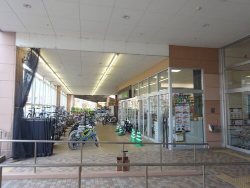 イオンモールのサイクルショップ