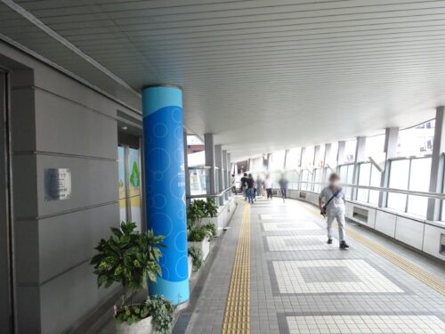 地下鉄櫛田神社前駅出口からノースビルへ